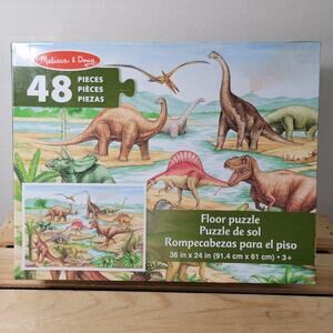 Melissa & Doug Prehistoric World Dinosaurs 48 Piece Floor Puzzle